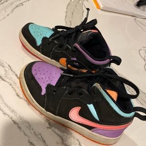 Air Jordan high top toddler sneakers
